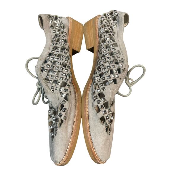 Jeffrey Campbell Town Square Studded Oxfords Women's Size 6.5 - Picture 2 of 8